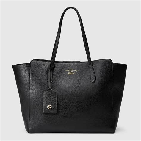 gucci swing leather tote